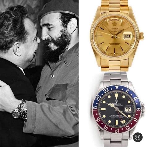 Fidel Castro used to wear two Rolex watches at